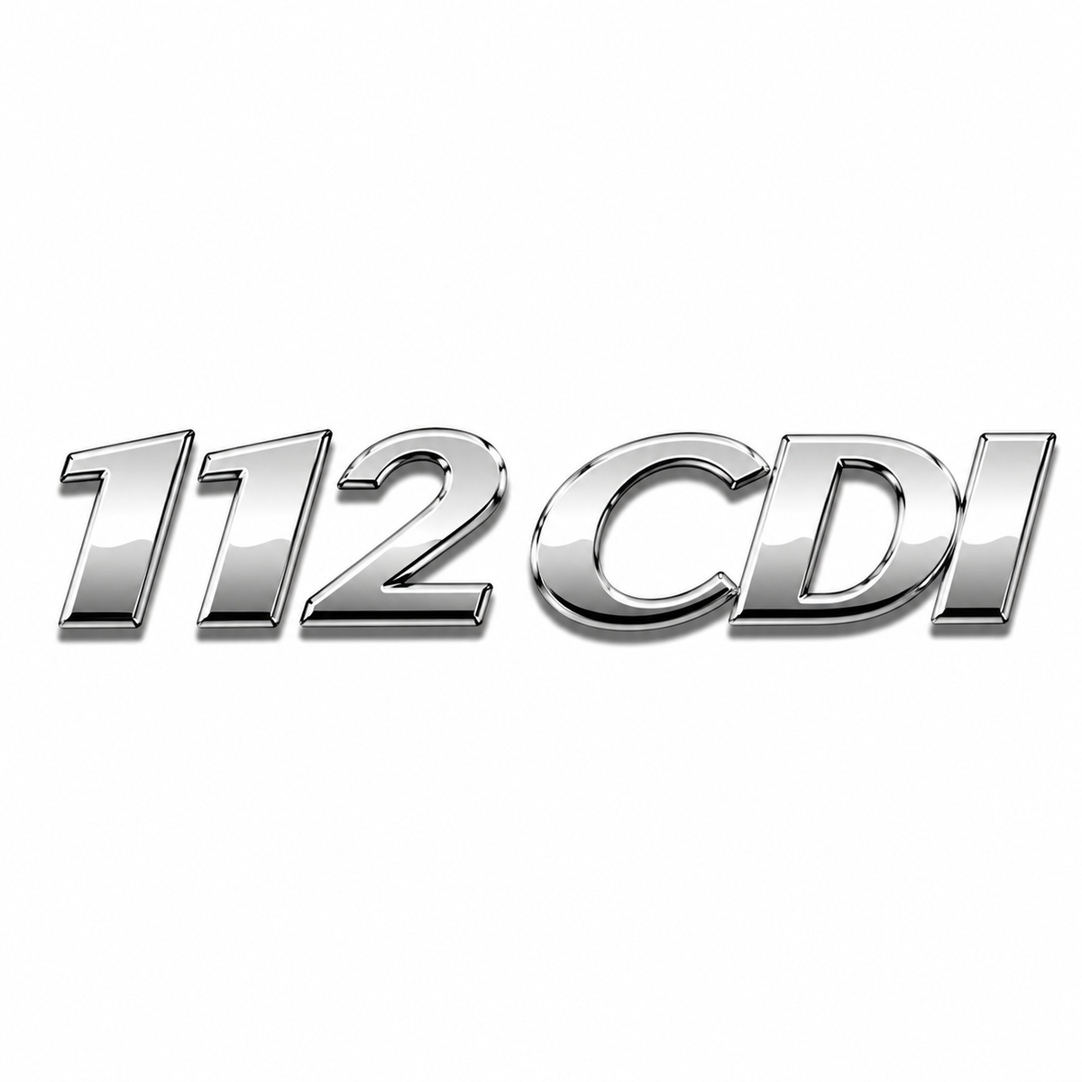 112 CDI Krom Bagaj Yazısı Mercedes-Benz Uyumlu