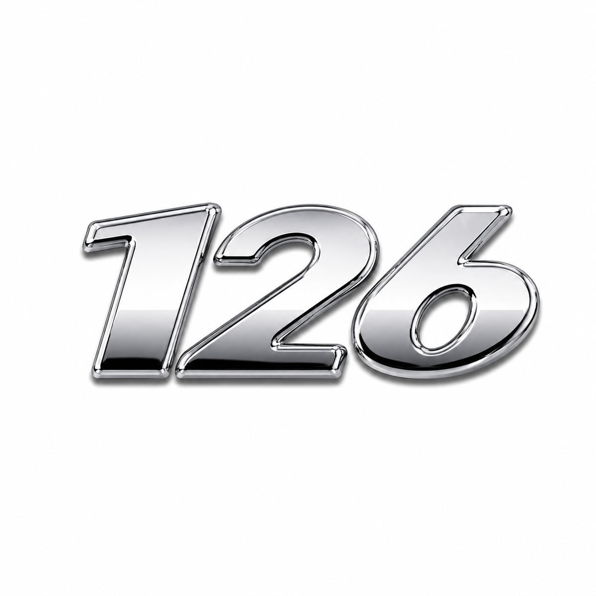 126 Krom Bagaj Yazısı Mercedes-Benz Uyumlu