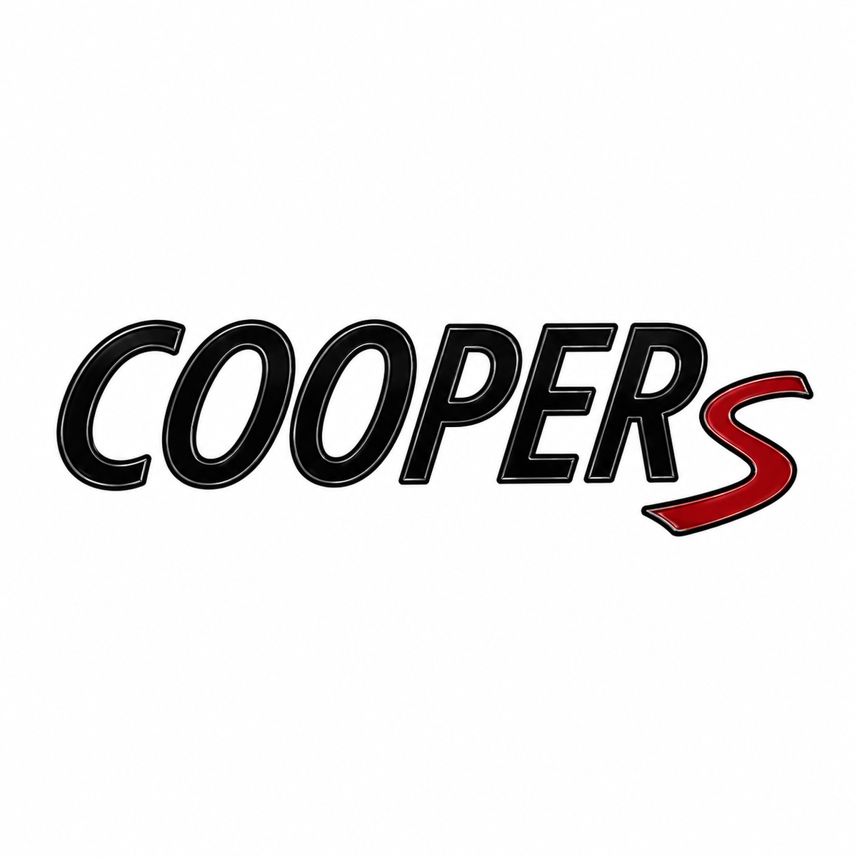 Cooper S Siyah Krom Bagaj Yazısı Mi̇ni̇ Cooper Uyumlu