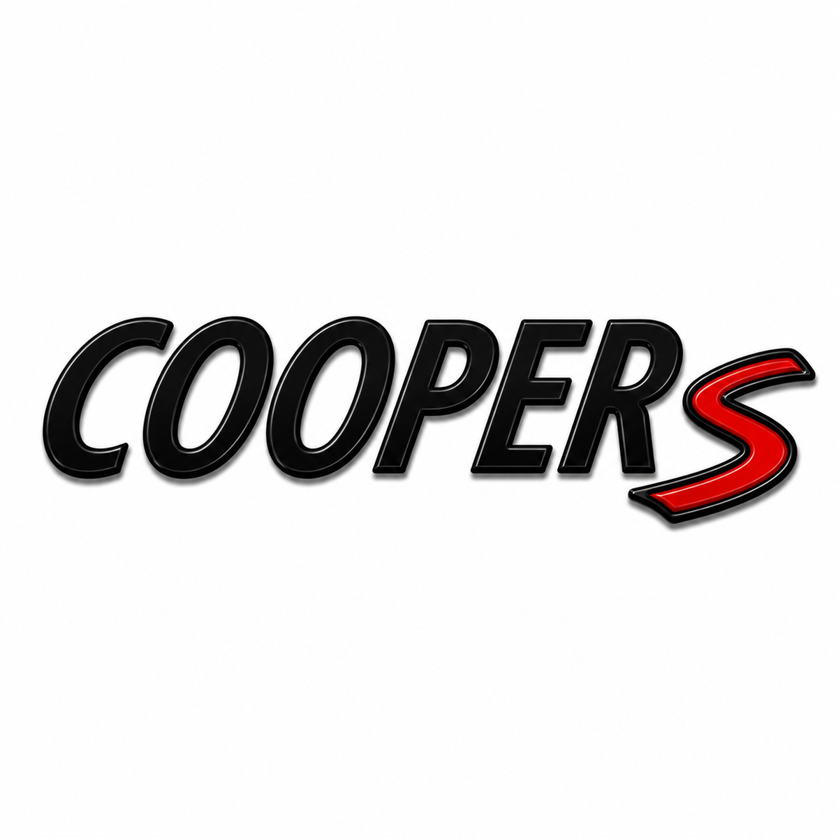 Cooper S Siyah Bagaj Yazısı Mi̇ni̇ Cooper Uyumlu
