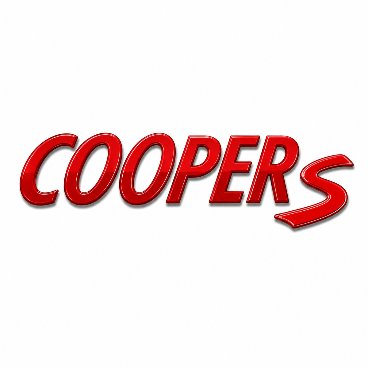 Cooper S Kırmızı renk Kırmızı Bagaj Yazısı Mi̇ni̇ Cooper Uyumlu