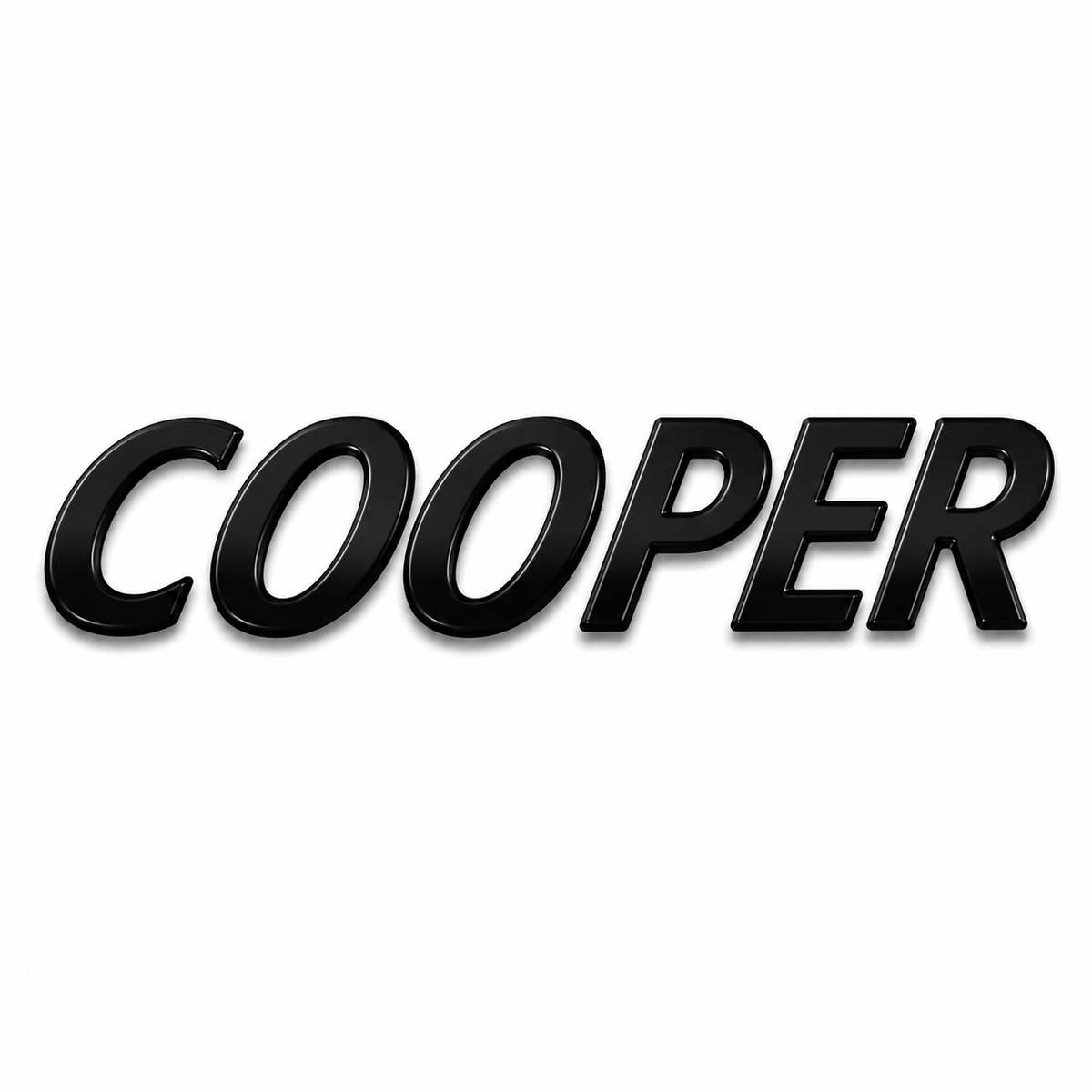Cooper Siyah Bagaj Yazısı Mi̇ni̇ Cooper Uyumlu