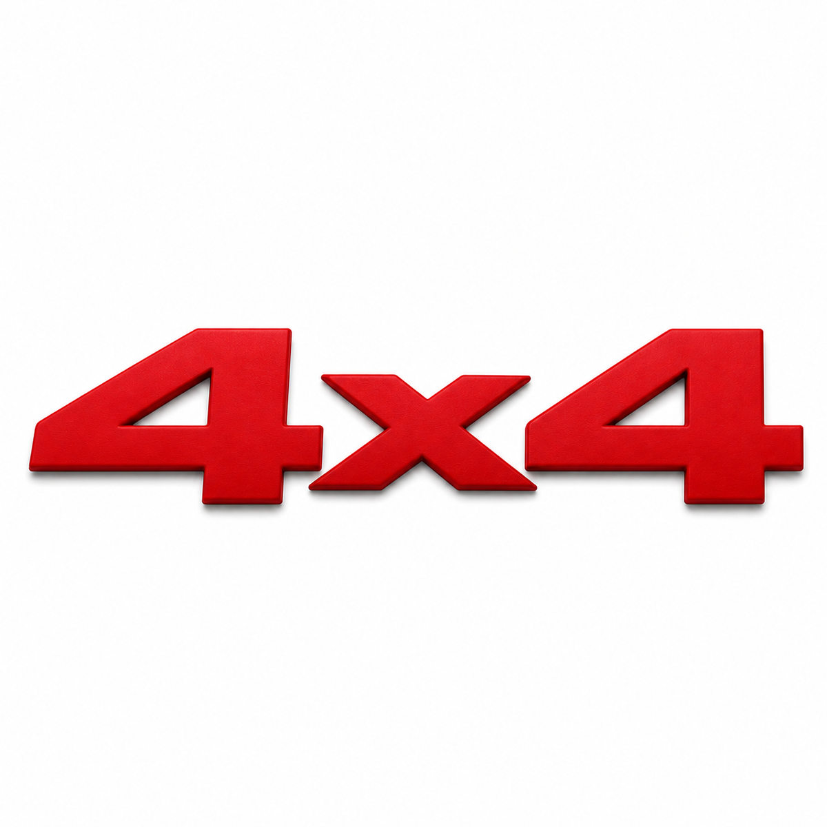 4x4 Siyah Kırmızı Bagaj Yazısı Muhteli̇f Uyumlu