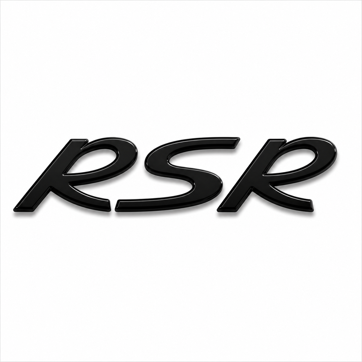 RSR Siyah Bagaj Yazısı Porsche Uyumlu