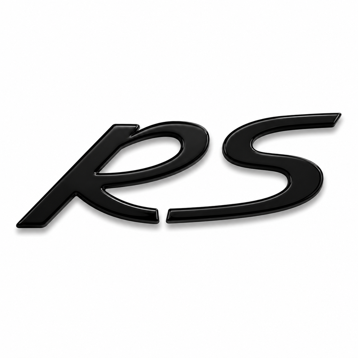 RS Ayrık yazı Siyah Bagaj Yazısı Porsche Uyumlu