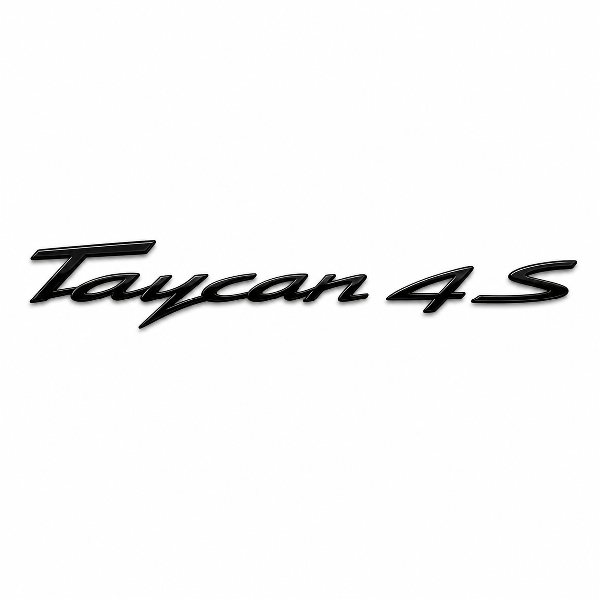 Taycan 4S Siyah Bagaj Yazısı Porsche Uyumlu