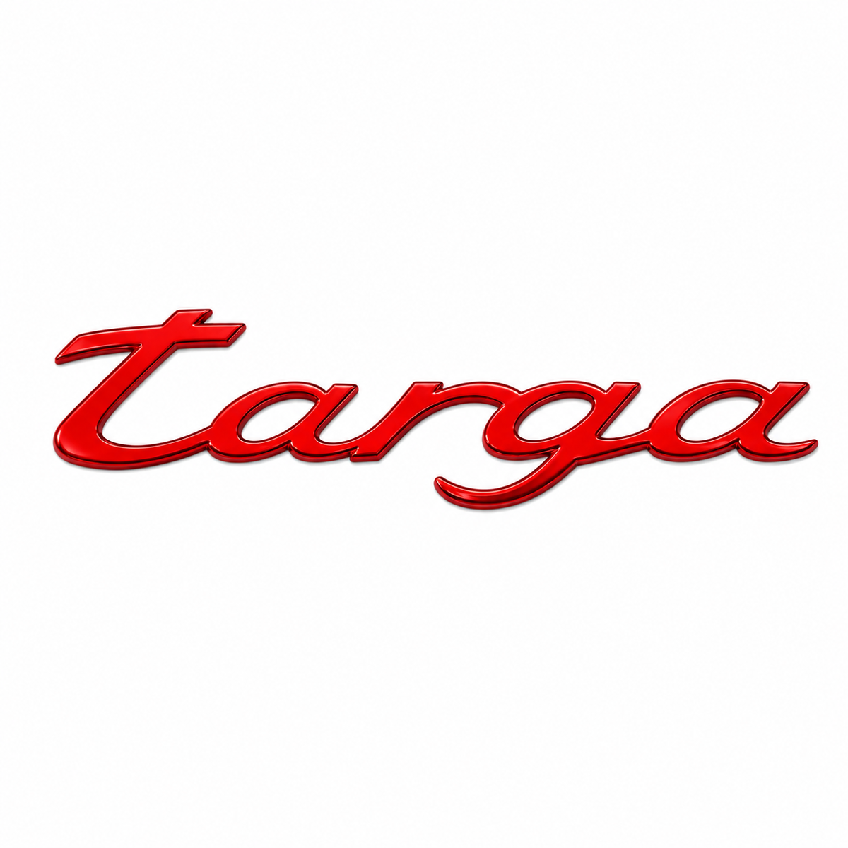 Targa Kırmızı Bagaj Yazısı Porsche Uyumlu