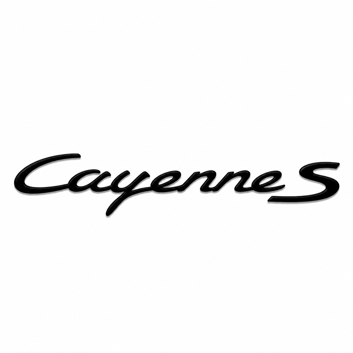 Cayenne S Büyük Siyah Bagaj Yazısı Porsche Uyumlu