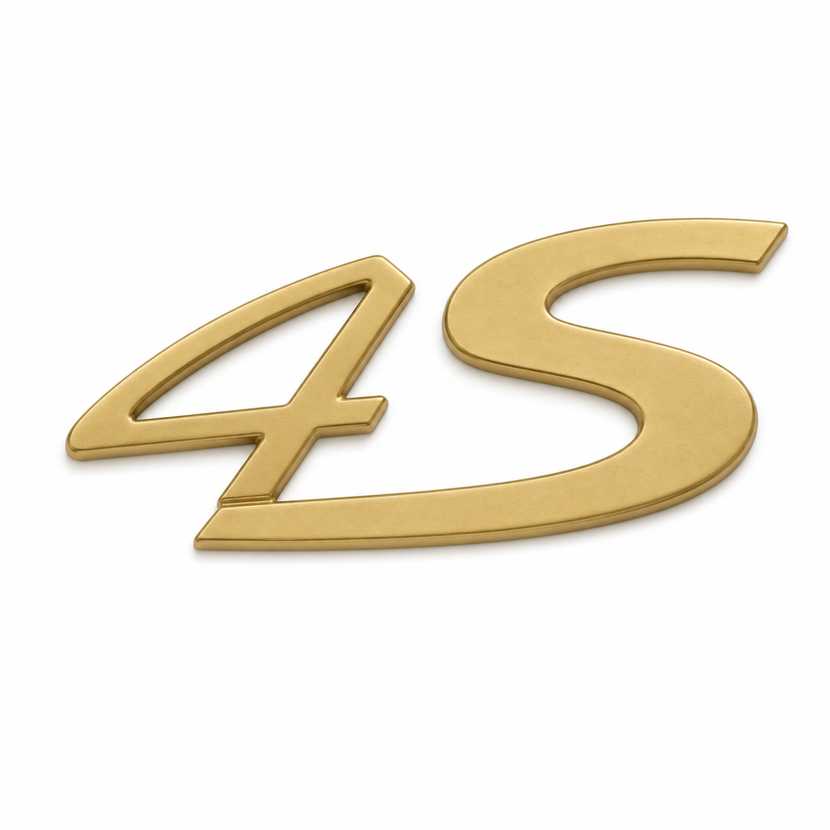 4S Gold Bagaj Yazısı Porsche Uyumlu