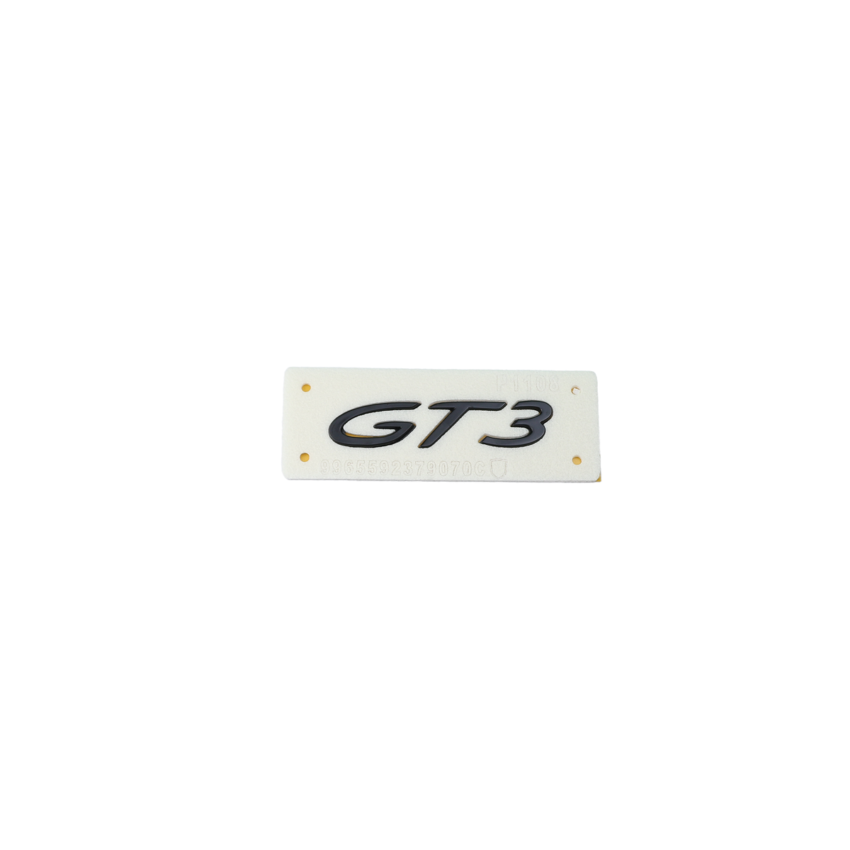 GT3 Siyah Bagaj Yazısı Porsche Uyumlu