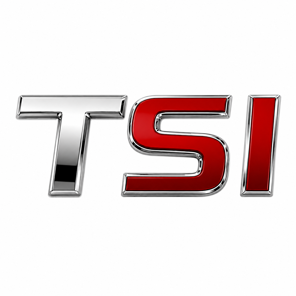 TSI Krom Kırmızı Bagaj Yazısı Skoda Uyumlu