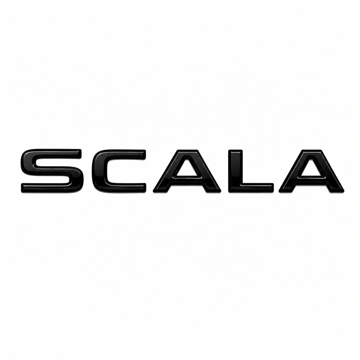 Scala 2019 ve sonrası Siyah Bagaj Yazısı Skoda Uyumlu