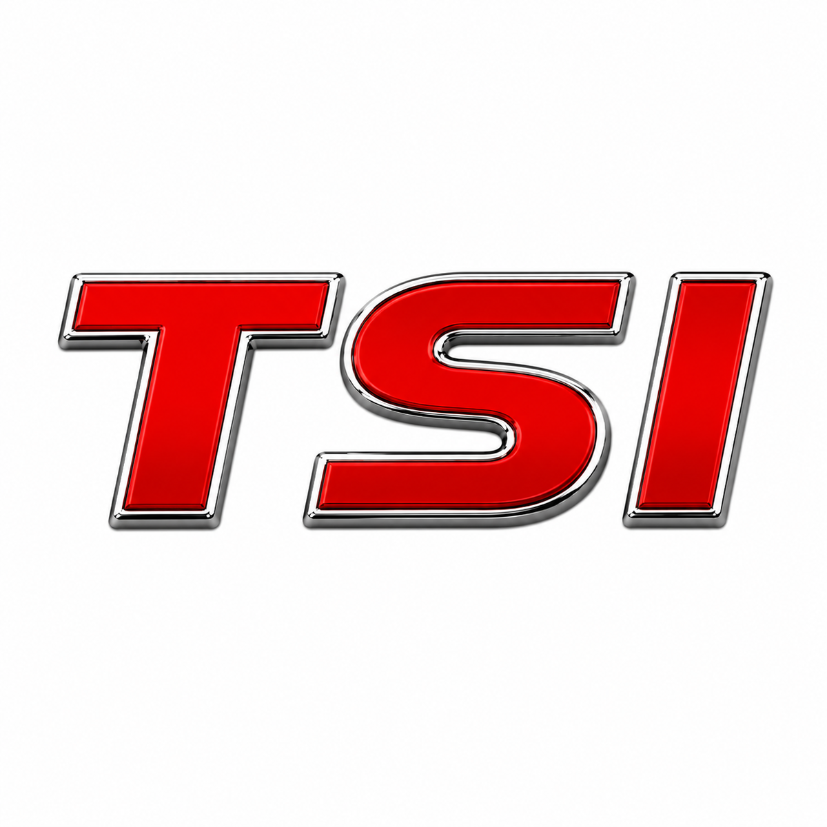 TSI Kırmızı Bagaj Yazısı Volkswagen Uyumlu