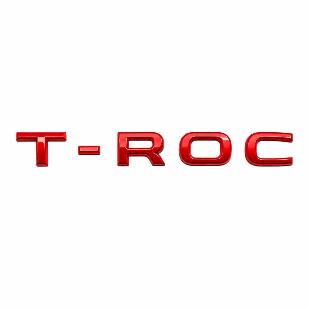 T-Roc Kırmızı Bagaj Yazısı Volkswagen Uyumlu