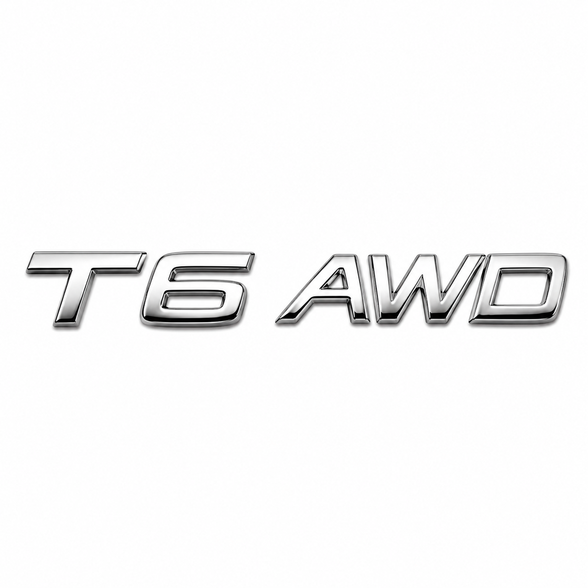 T6 AWD Küçük Krom Bagaj Yazısı Volvo Uyumlu
