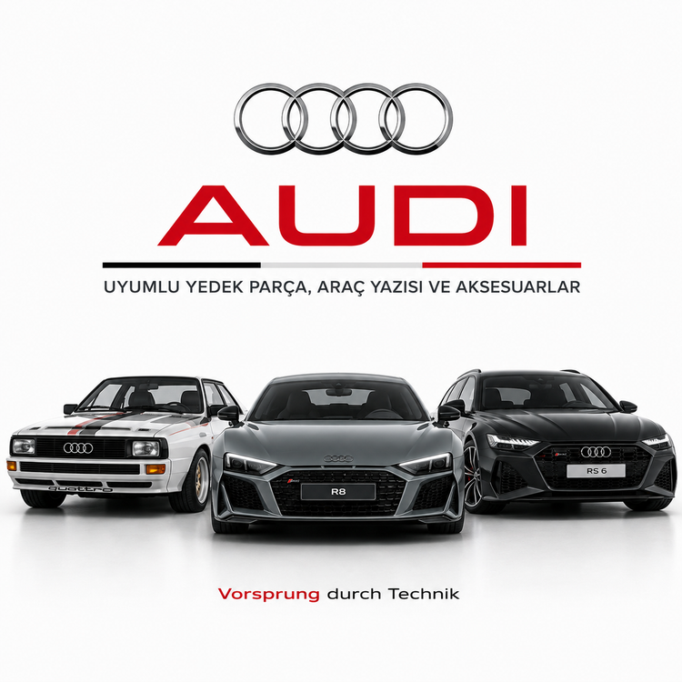 Audi Uyumlu Yedek Parça, Araç Yazısı ve Aksesuarlar