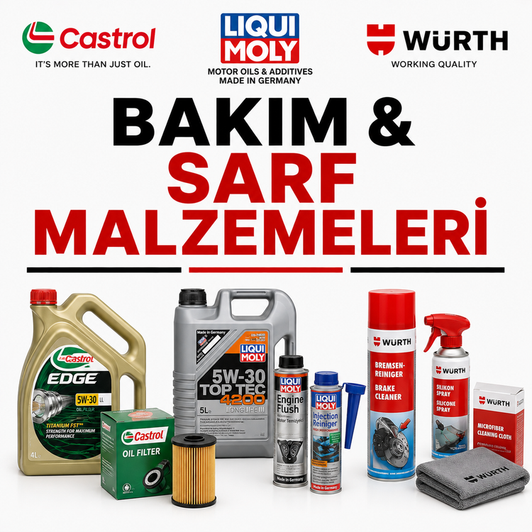 Bakım & Sarf Malzemeleri