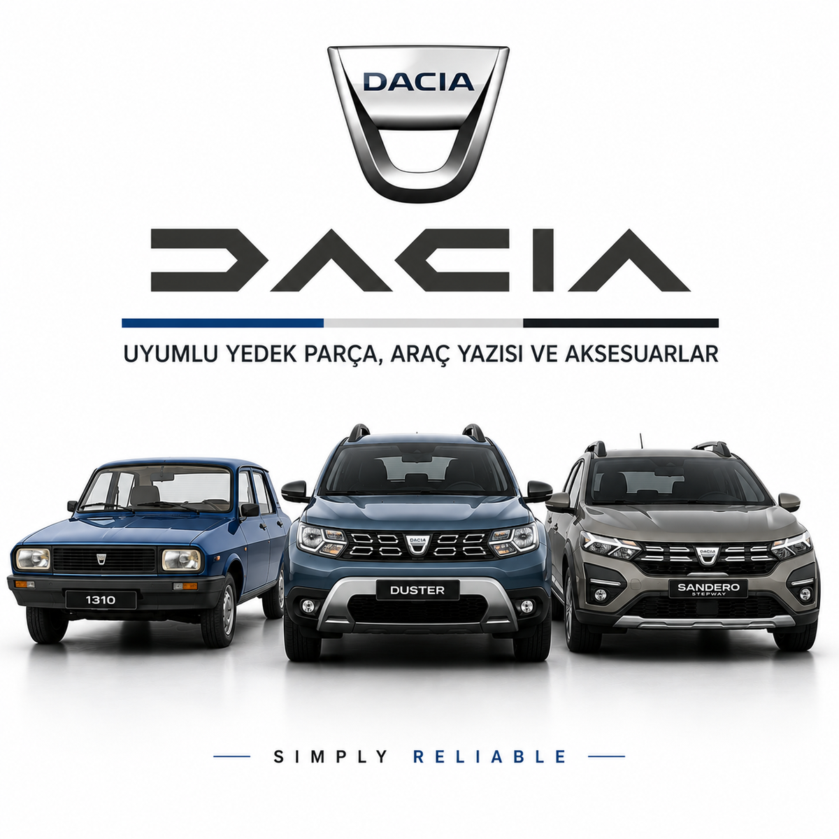 Dacia Uyumlu Yedek Parça, Araç Yazısı ve Aksesuarlar