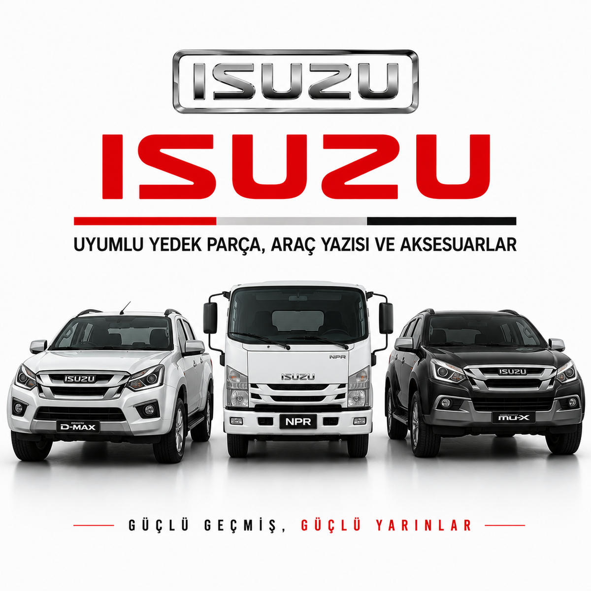 Isuzu Uyumlu Yedek Parça, Araç Yazısı ve Aksesuarlar