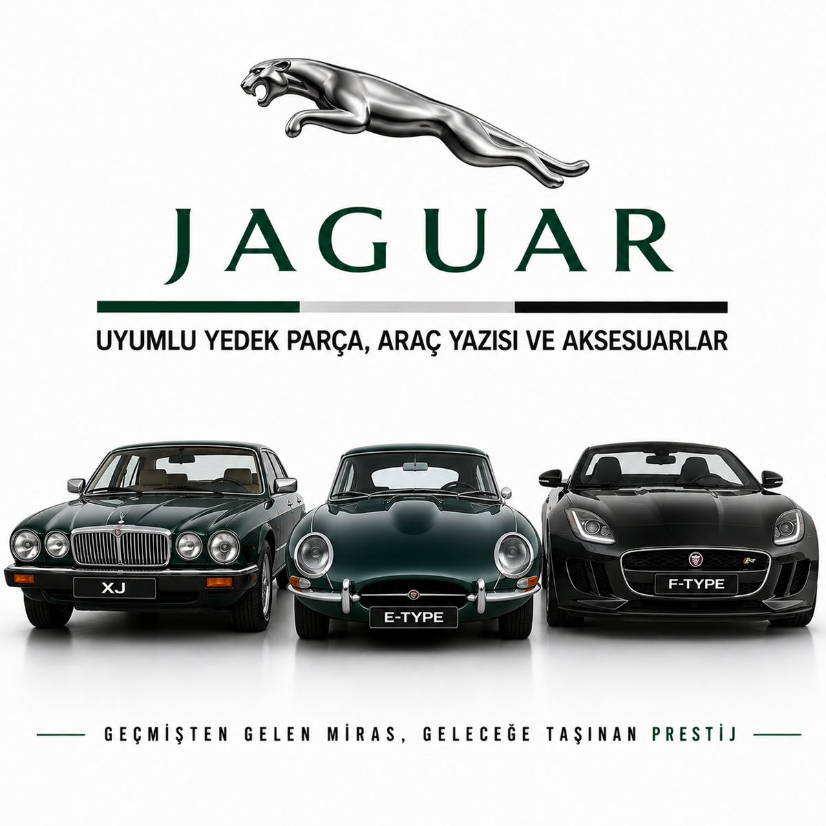 Jaguar Uyumlu Yedek Parça, Araç Yazısı ve Aksesuarlar