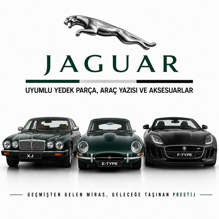 Jaguar Uyumlu Yedek Parça, Araç Yazısı ve Aksesuarlar