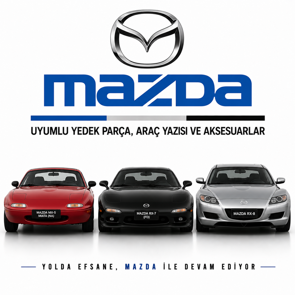 Mazda Uyumlu Yedek Parça, Araç Yazısı ve Aksesuarlar