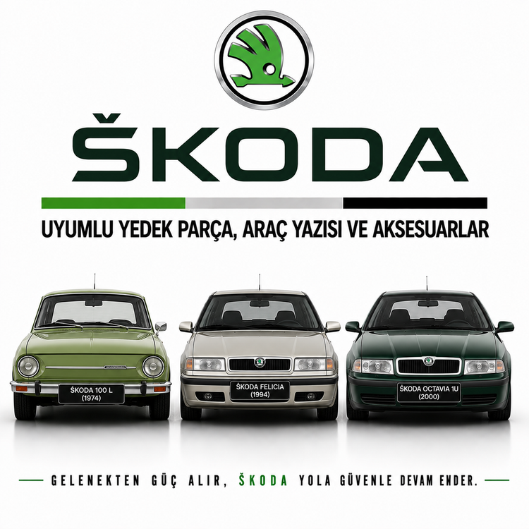 Skoda Uyumlu Yedek Parça, Araç Yazısı ve Aksesuarlar