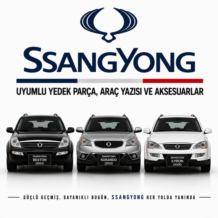 SsangYong Uyumlu Yedek Parça, Araç Yazısı ve Aksesuarlar