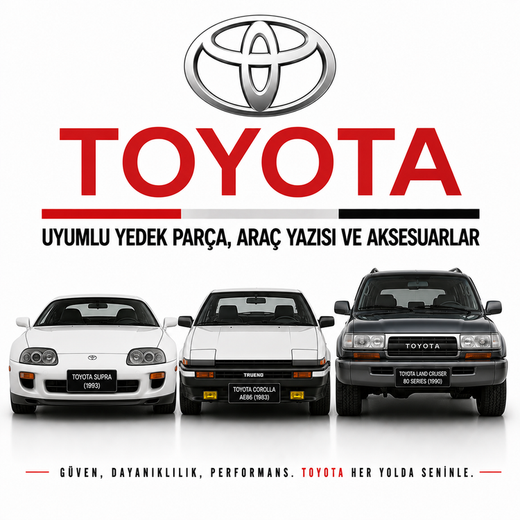 Toyota Uyumlu Yedek Parça, Araç Yazısı ve Aksesuarlar