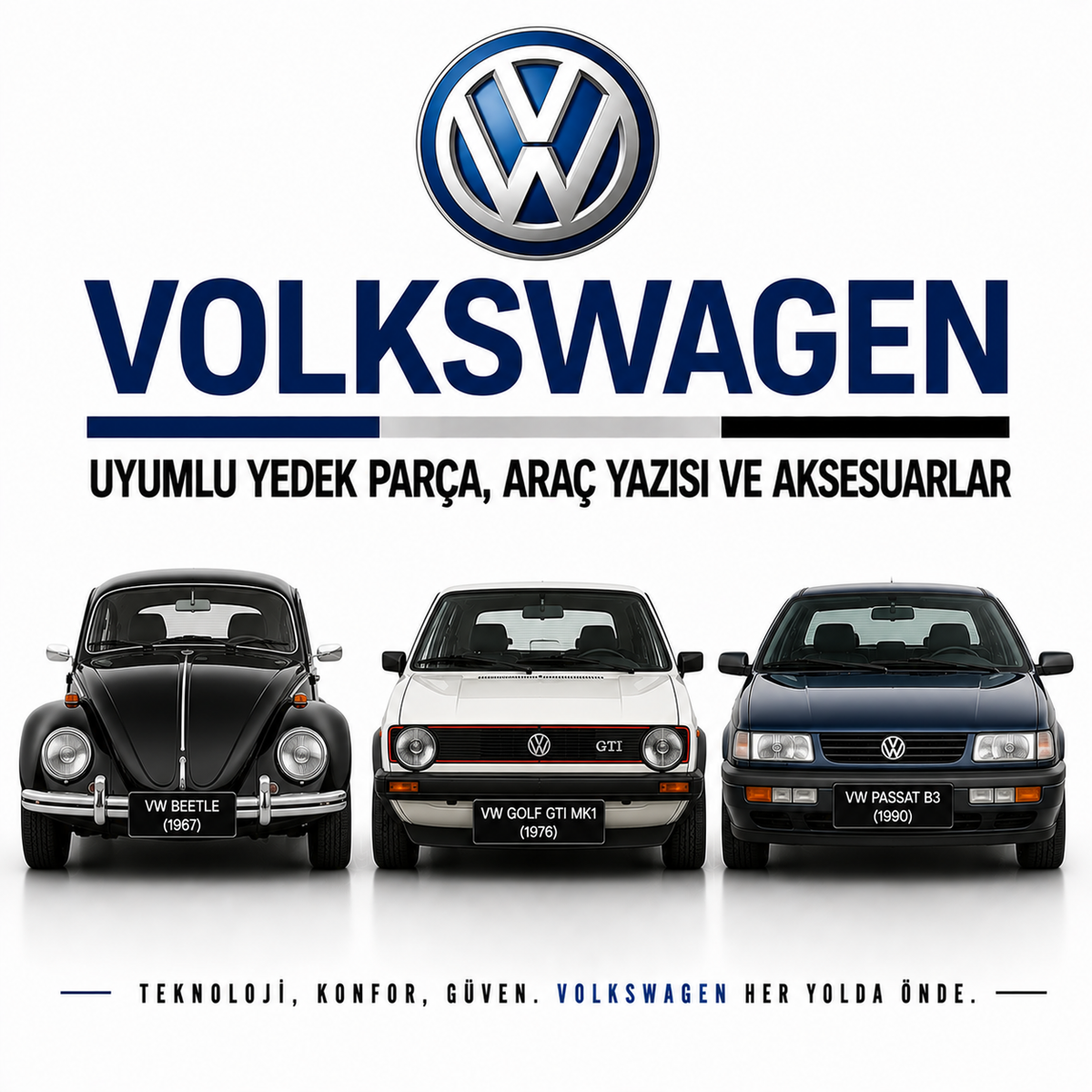 Volkswagen Uyumlu Yedek Parça, Araç Yazısı ve Aksesuarlar