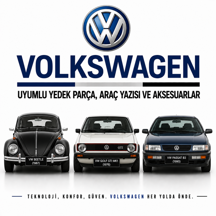 Volkswagen Uyumlu Yedek Parça, Araç Yazısı ve Aksesuarlar