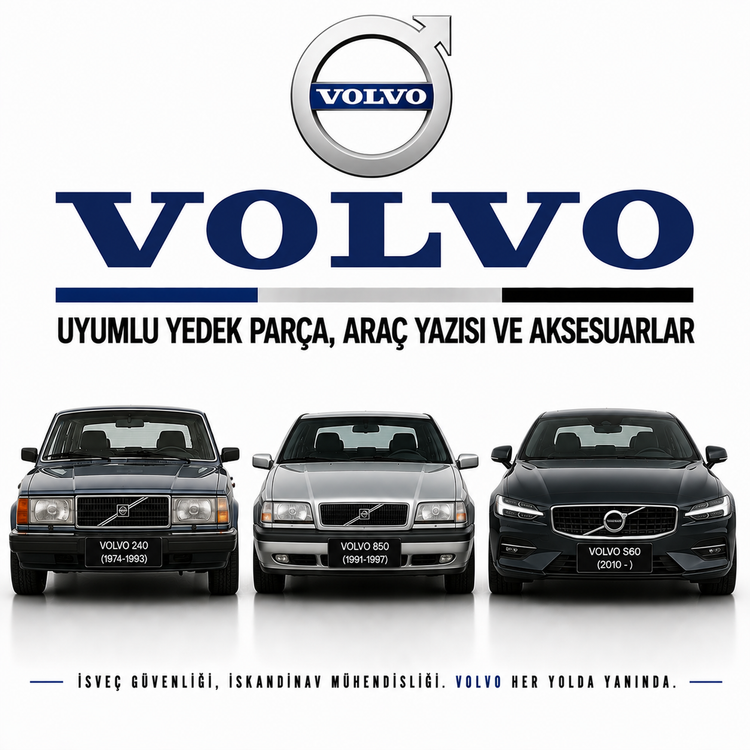Volvo Uyumlu Yedek Parça, Araç Yazısı ve Aksesuarlar
