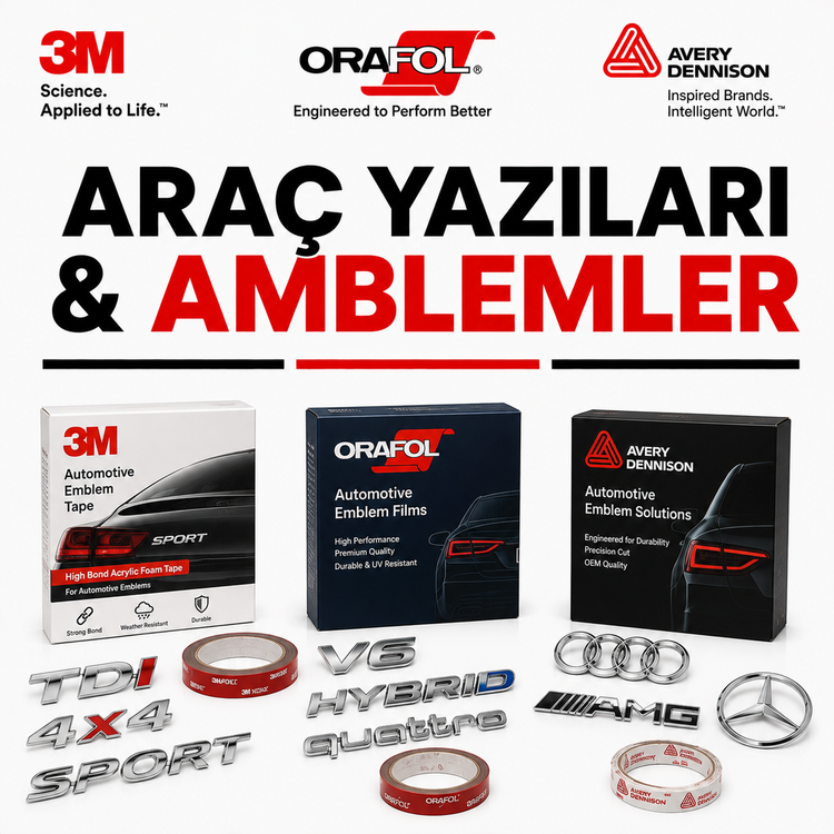 Araç Yazıları & Amblemler
