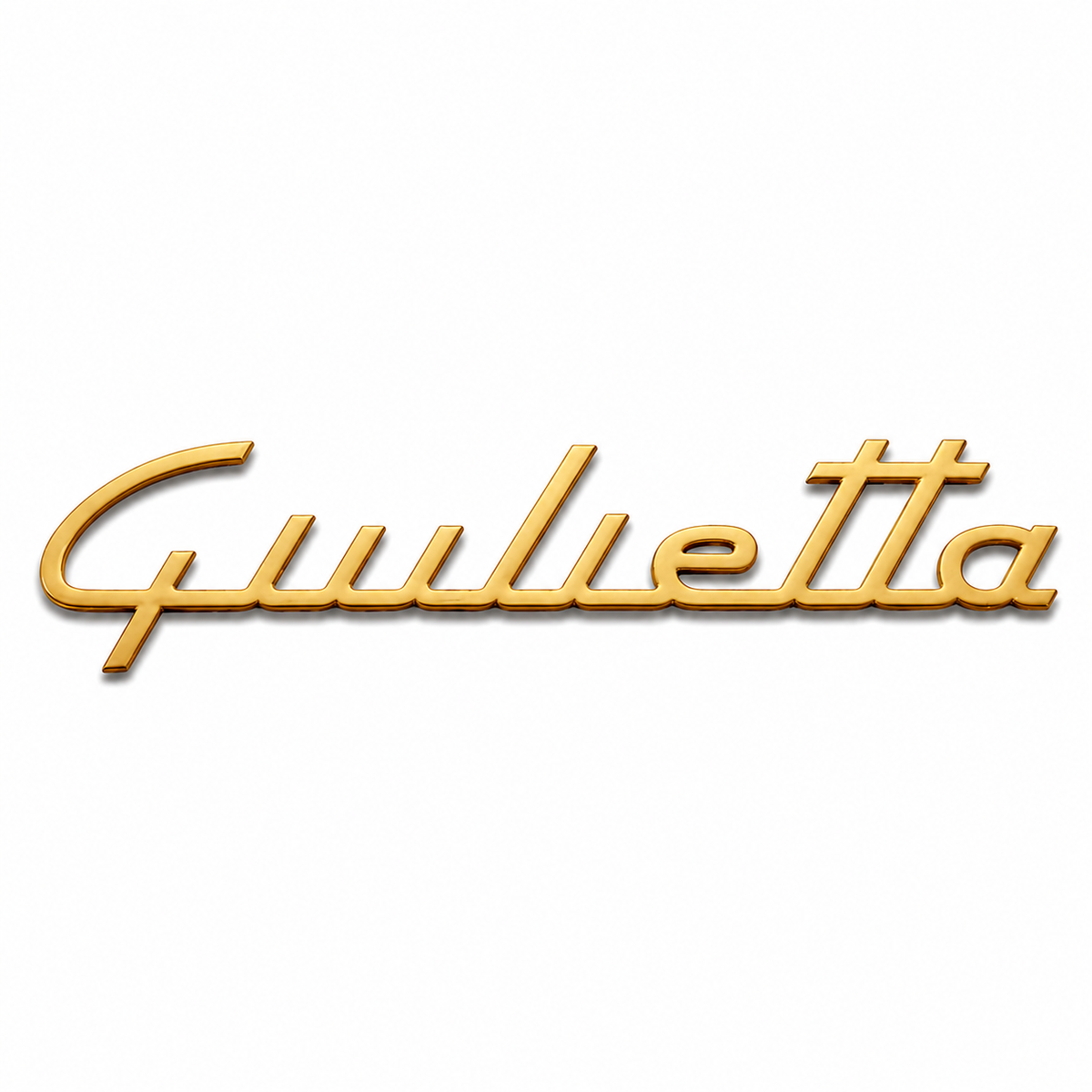 Giulietta Büyük Gold Bagaj Yazısı Alfa Romeo Uyumlu