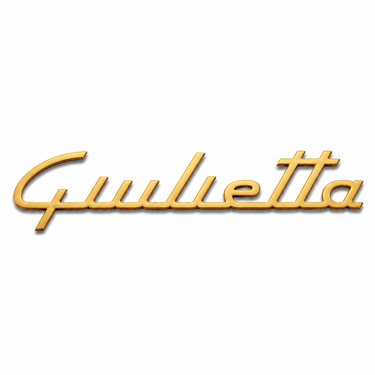 Giulietta Büyük Gold Bagaj Yazısı Alfa Romeo Uyumlu