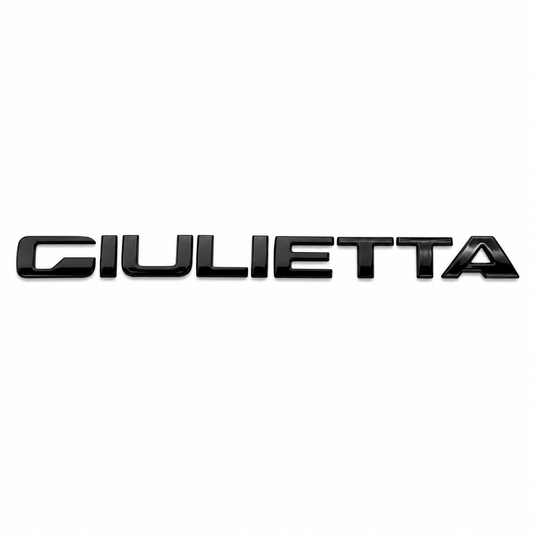 Giulietta Siyah Bagaj Yazısı Alfa Romeo Uyumlu