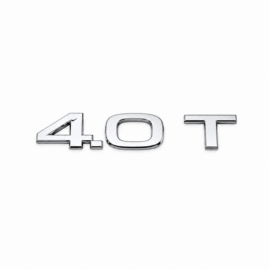 4.0 T Krom Bagaj Yazısı Audi Uyumlu