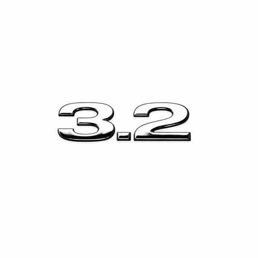 3.2 Krom Bagaj Yazısı Audi Uyumlu