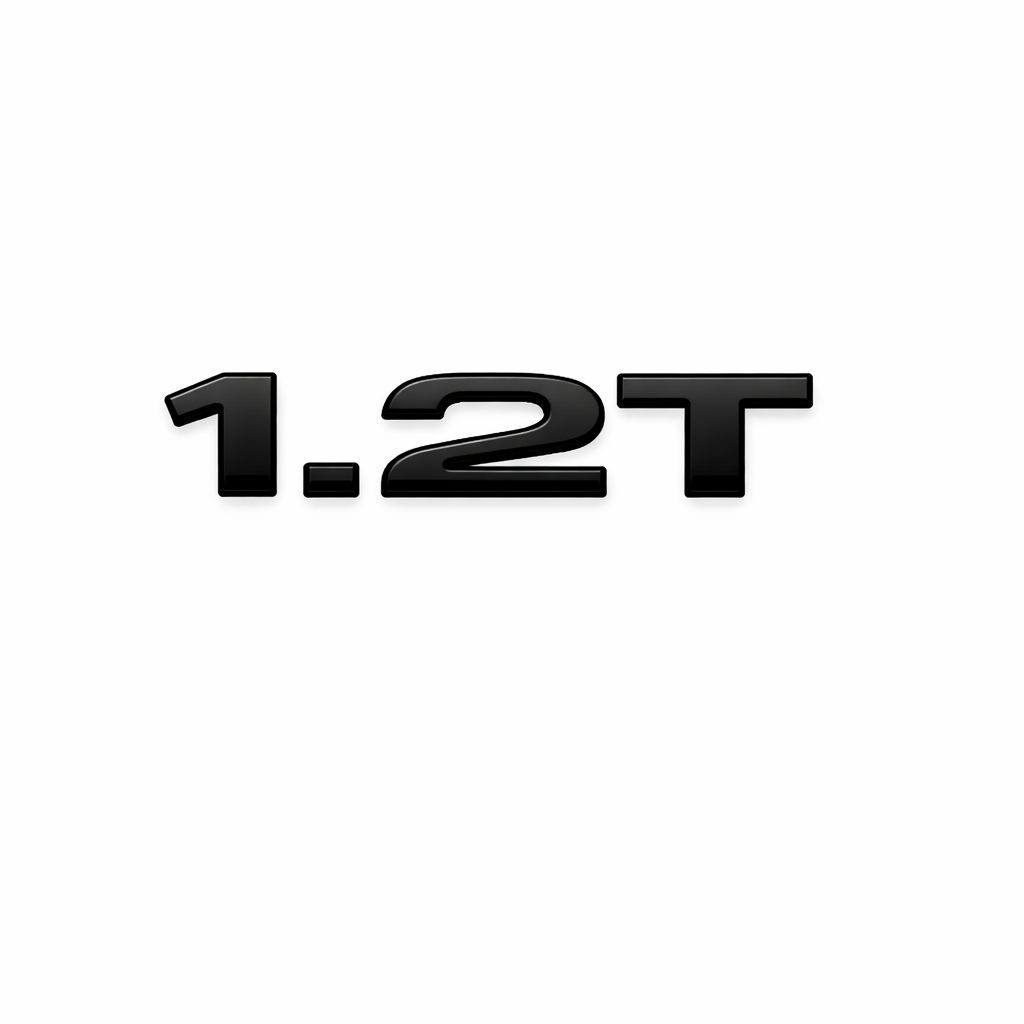 1.2T Siyah Bagaj Yazısı Audi Uyumlu