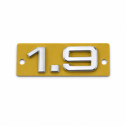 1.9 Krom Bagaj Yazısı Audi Uyumlu