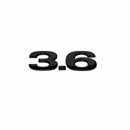 3.6 Siyah Bagaj Yazısı Audi Uyumlu