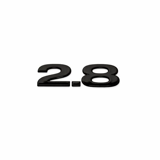 2.8 Siyah Bagaj Yazısı Audi Uyumlu