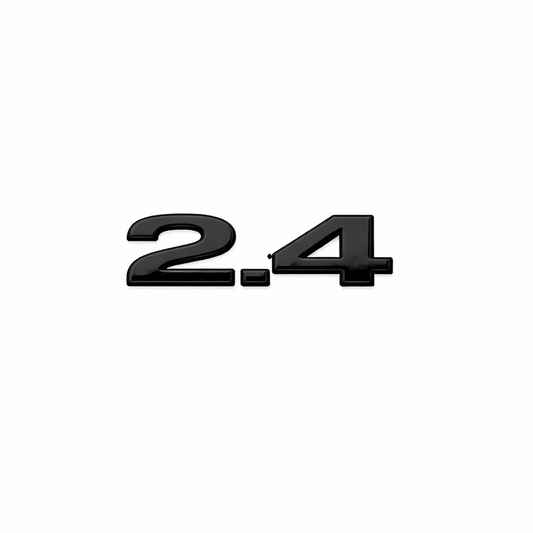 2.4 Siyah Bagaj Yazısı Audi Uyumlu