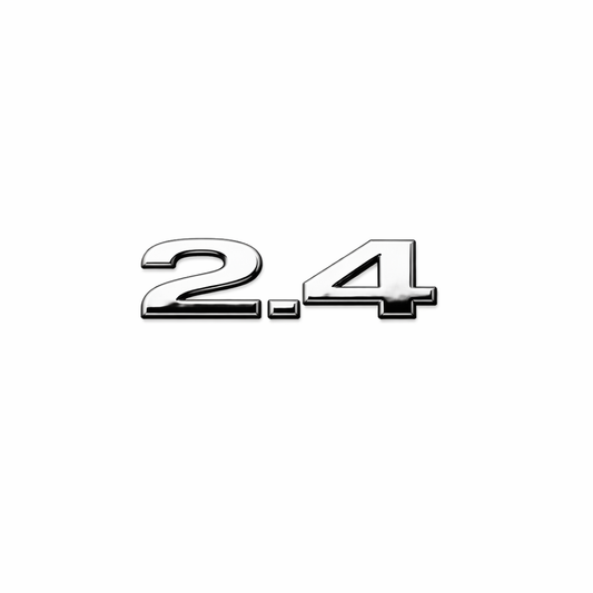 2.4 Krom Bagaj Yazısı Audi Uyumlu