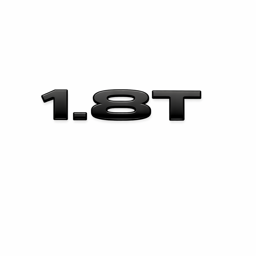 1.8T Siyah Bagaj Yazısı Audi Uyumlu