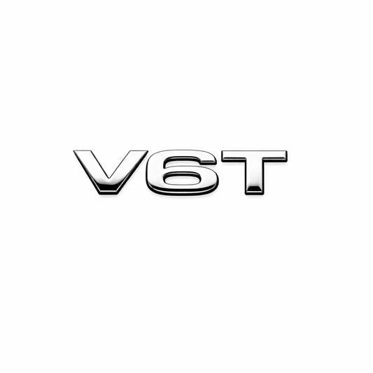 V6T Krom Bagaj Yazısı Audi Uyumlu