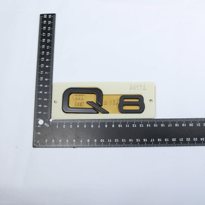 Q8 36-120 mm Siyah Bagaj Yazısı Audi Uyumlu