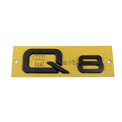 Q8 36-120 mm Siyah Bagaj Yazısı Audi Uyumlu