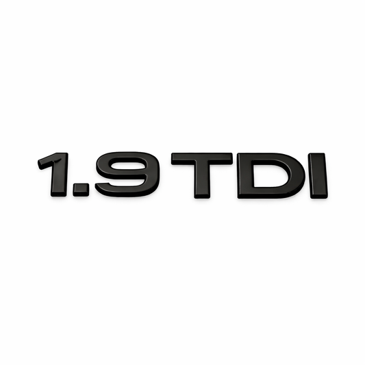 1.9 TDI Siyah Bagaj Yazısı Audi Uyumlu