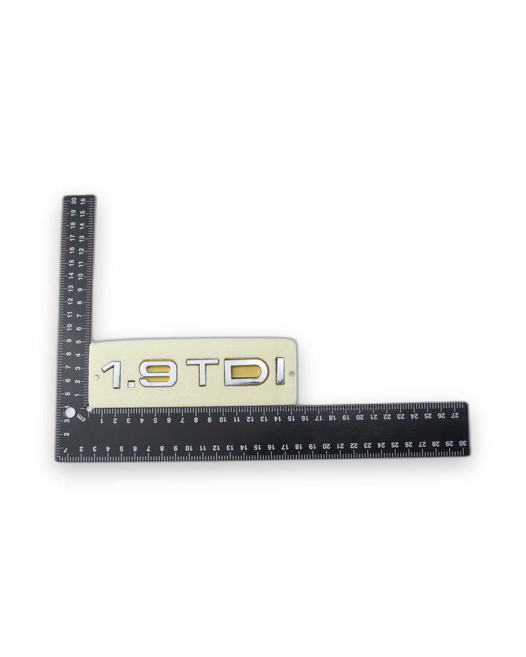 1.9 TDI 135x20 mm Krom Bagaj Yazısı Audi Uyumlu
